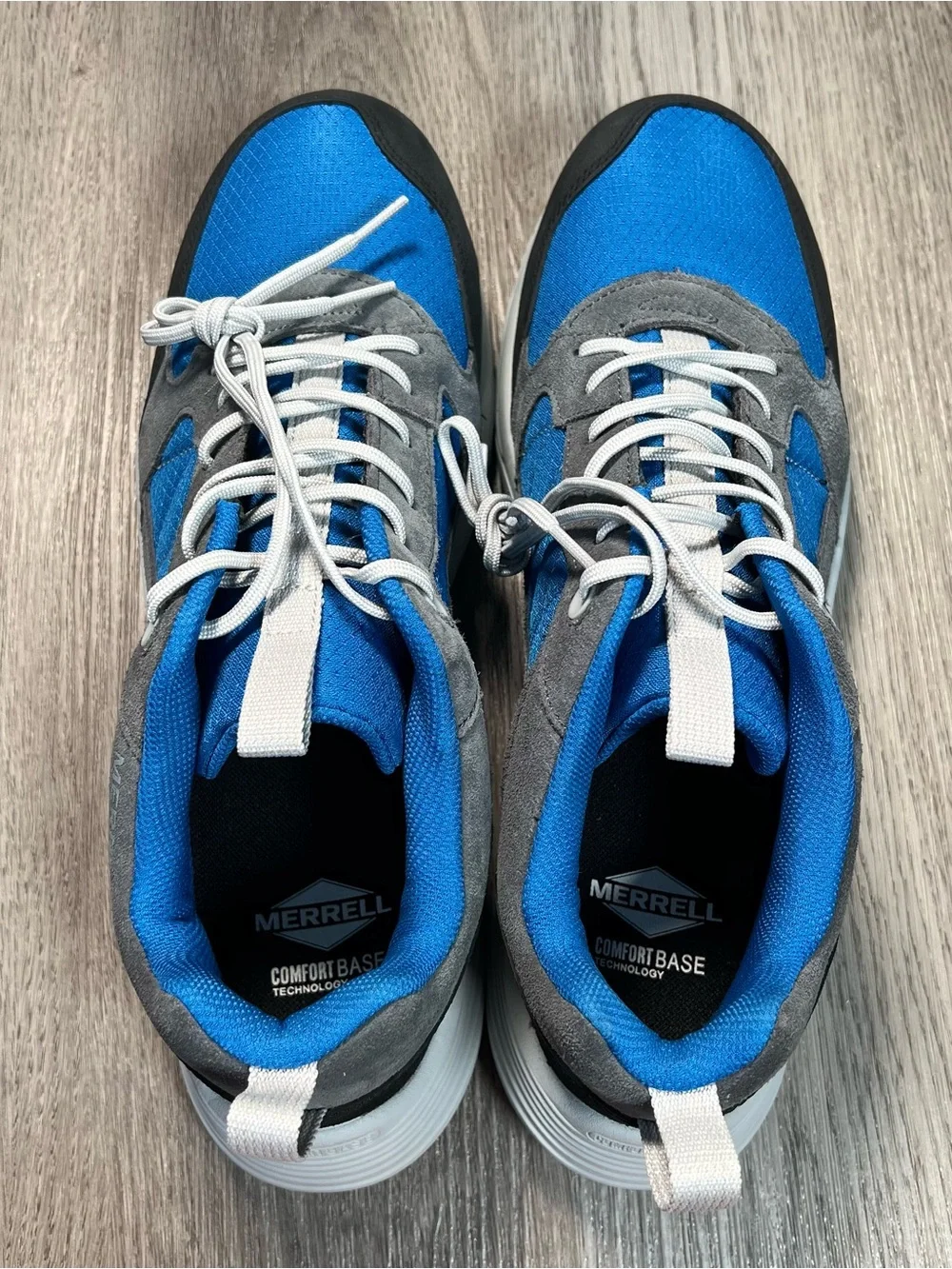 New Merrell Work Alpine Sneaker CF Work Shoes Men's 13 Blue Gray Safety Toe